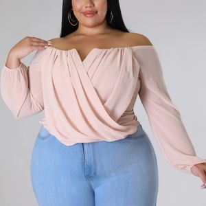 Blushing Taupe Top